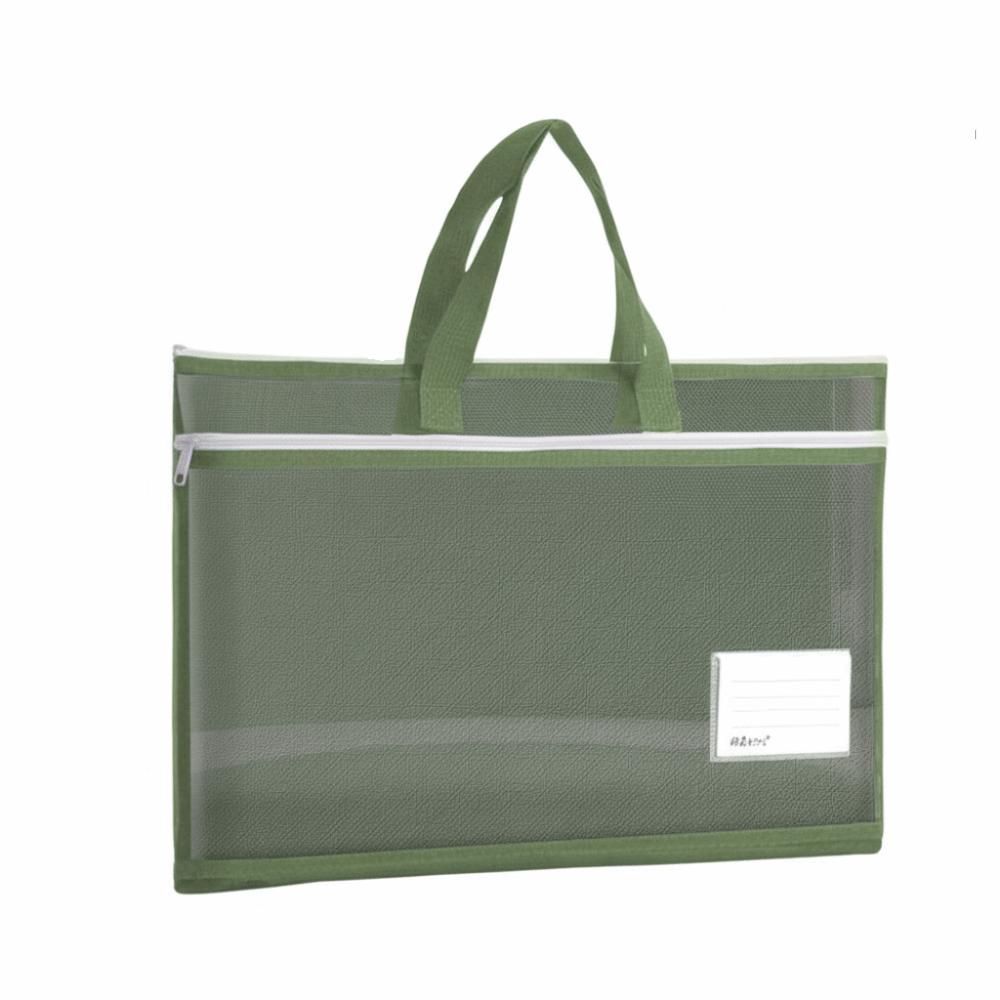 Zip Handbag A3 Mesh Art Bag Large Capacity a4 Test Paper Bag 8k Sketch Drawing Album  Stationery