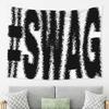Black And White Vintage Swag Trendy Tapestry Street Hip-Hop Style Printed Hanging Cloth Room Decoration