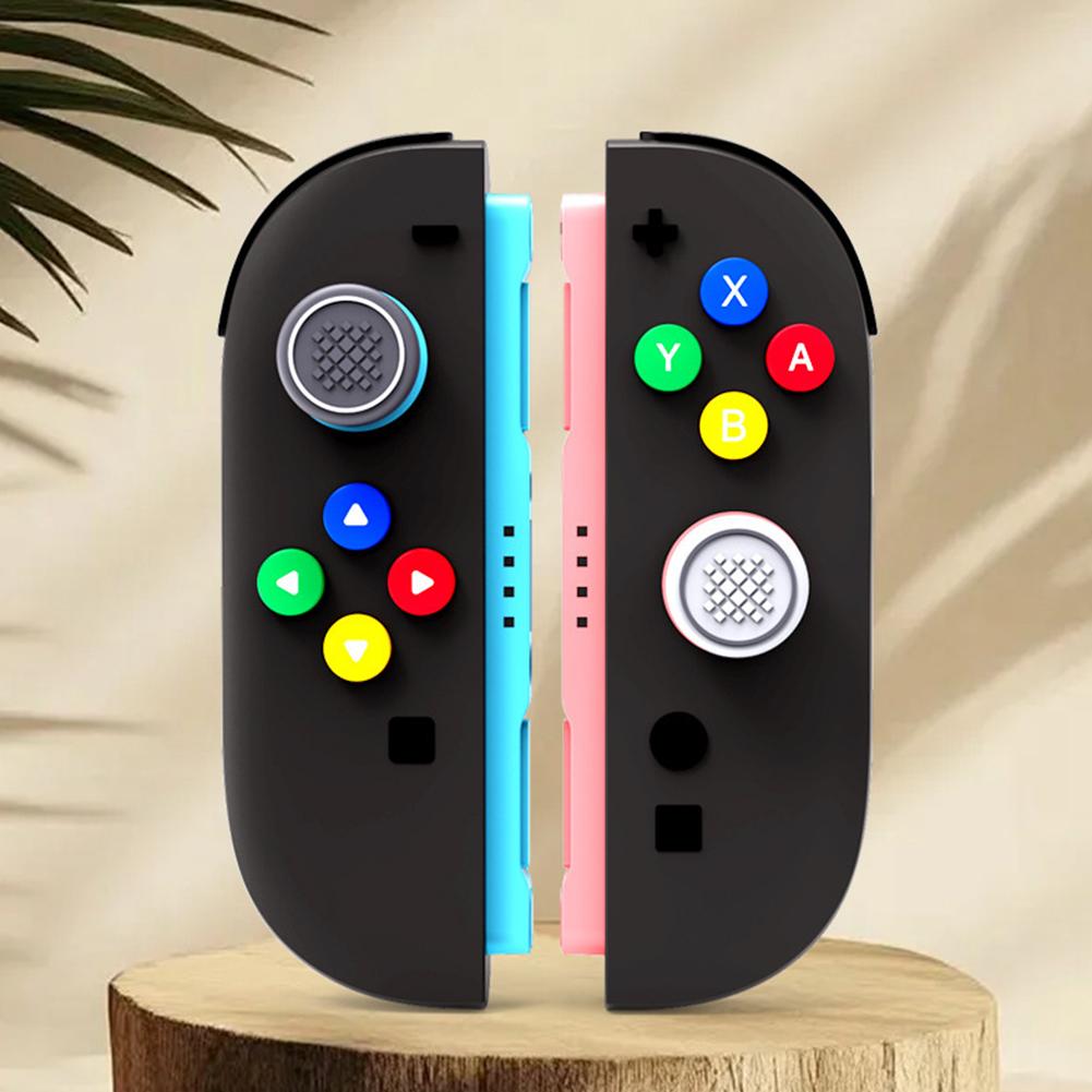 Joystick Cap & Button Stickers Button Grips Caps Non Slip Keys Sticker Button Sticker Covers for Switch 2 Joy-Con Accessory