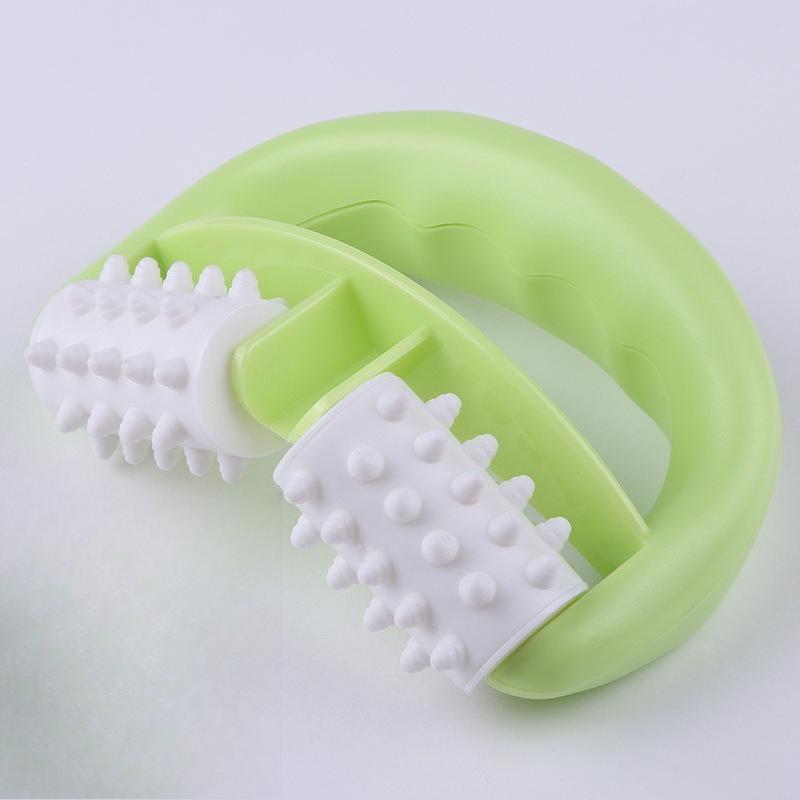 

Roller Massager, Body Fascia Roller Sports Hand Muscle Roller Massage Tool Slimming Body Leg Cellulite Control Relief зелений
