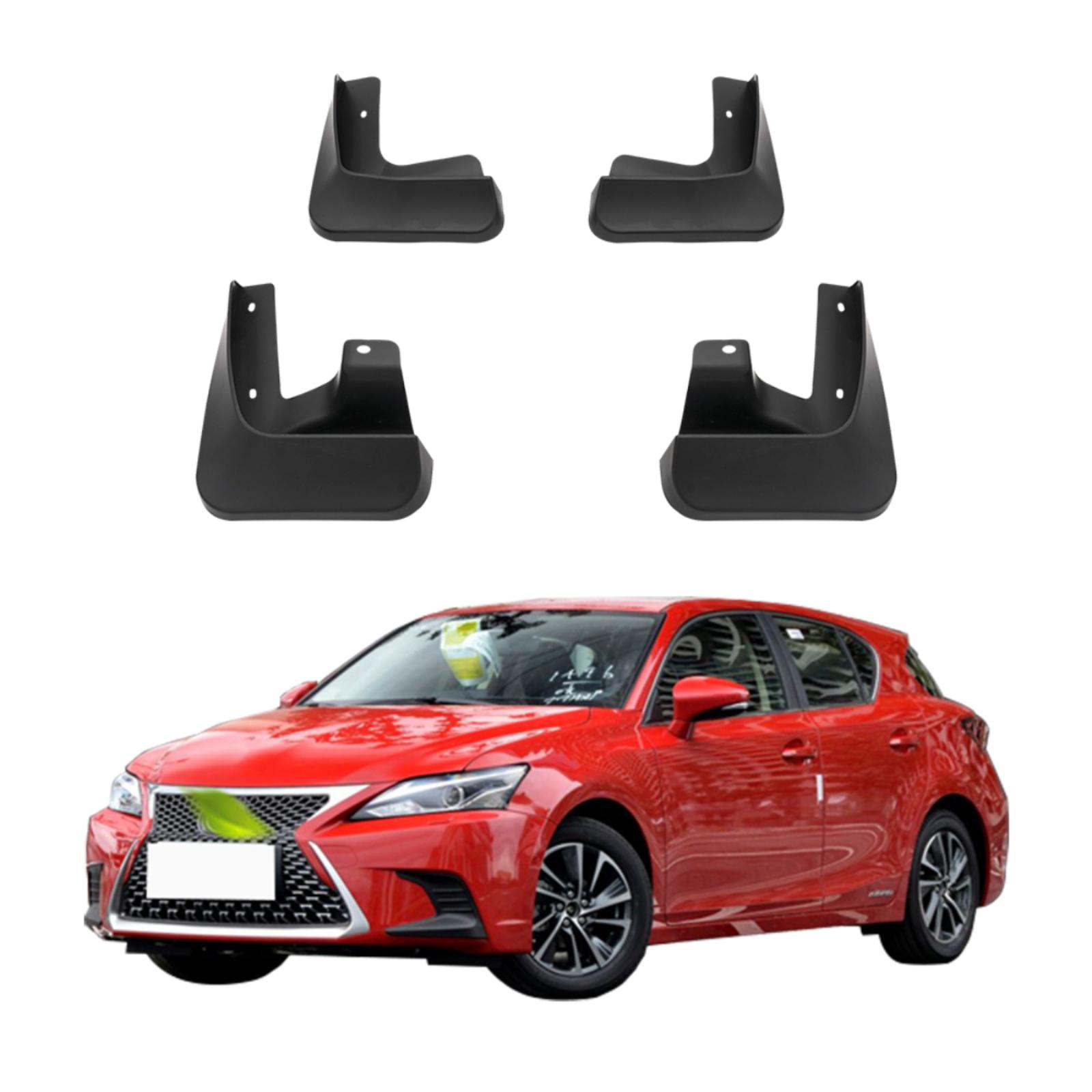 

4PCS Car Mud flaps Splash Guards Mudguards Car Mud Flaps Compatible with Lexus CT200 CT200h 2011 2012 2013 2014 2015 2016 2017 2018 2019 2020 LK-04 чёрный
