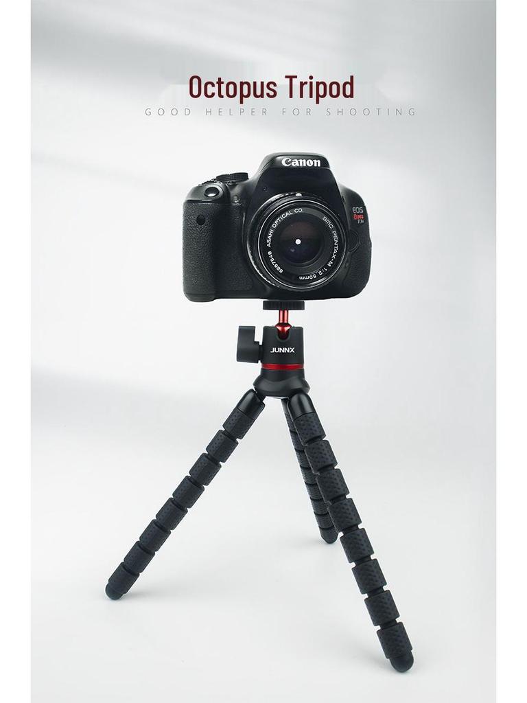 Oktopus Handyhalter: Verstellbares tragbares Outdoor-Selfie-Stativ für Live-Streaming & zum Ansehen von Dramen
