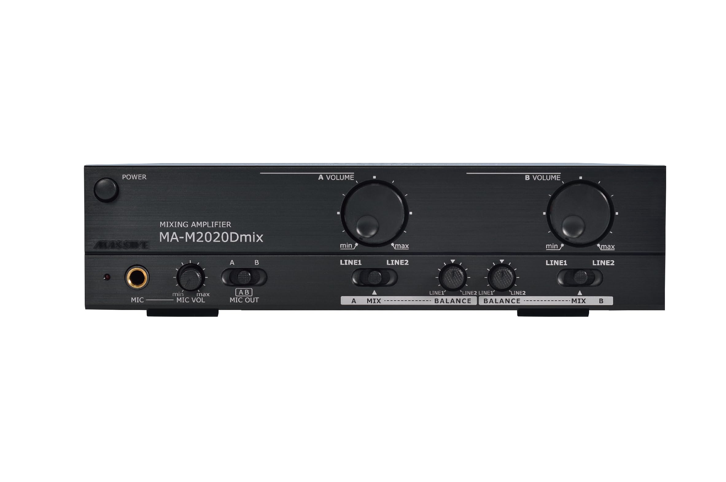 

MASSIVE Massive 2ch monaural mixing amplifier low (combined impedance/high impedance) MA-M2020Dmix чорний