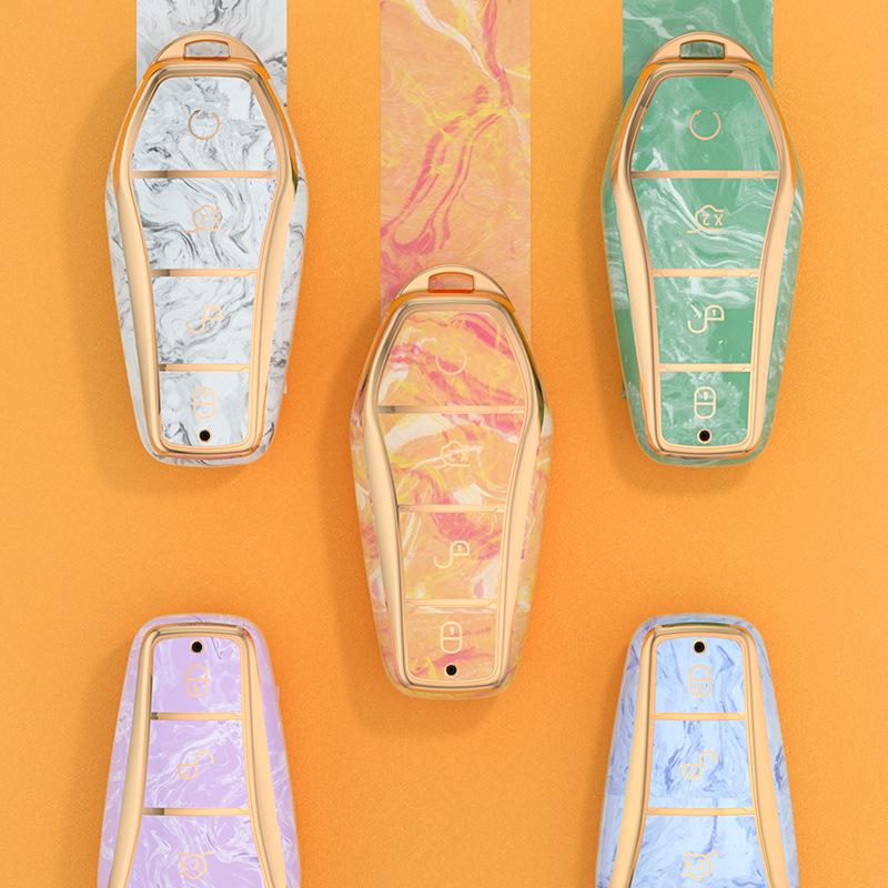 BYD Car Key Case for Song Pro, Tang DMI, Qin Plus, Song MAX, Yuan E2 - Protective Cover