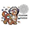 Custom Packing A4 3MM Wooden Jigsaw Puzzle Plywood CNC Cut Wooden Puzzle 3D for Collector Display