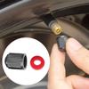 150Pcs Car Tire Valve Stem Caps Tubeless Tyre Rim Stem Cover Dustproof Cap Tire Valve Stem with O Rubber Ring Auto Accessoires