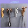 Modern Minimalist Resin Animal Wall Hooks For Home Decor With Elephant Zebra Designs