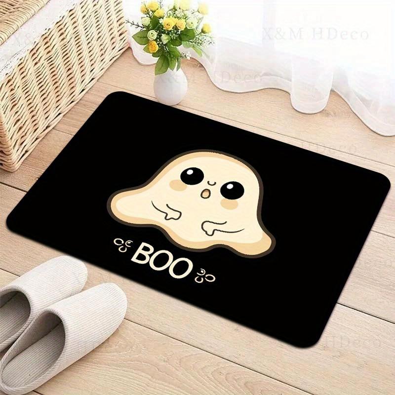 BOO Cartoon Area Rug - 8mm Thick, Machine Washable, Perfect for Gaming Room, Bathroom, Kitchen, Living Room, Bedroom, and Entryw