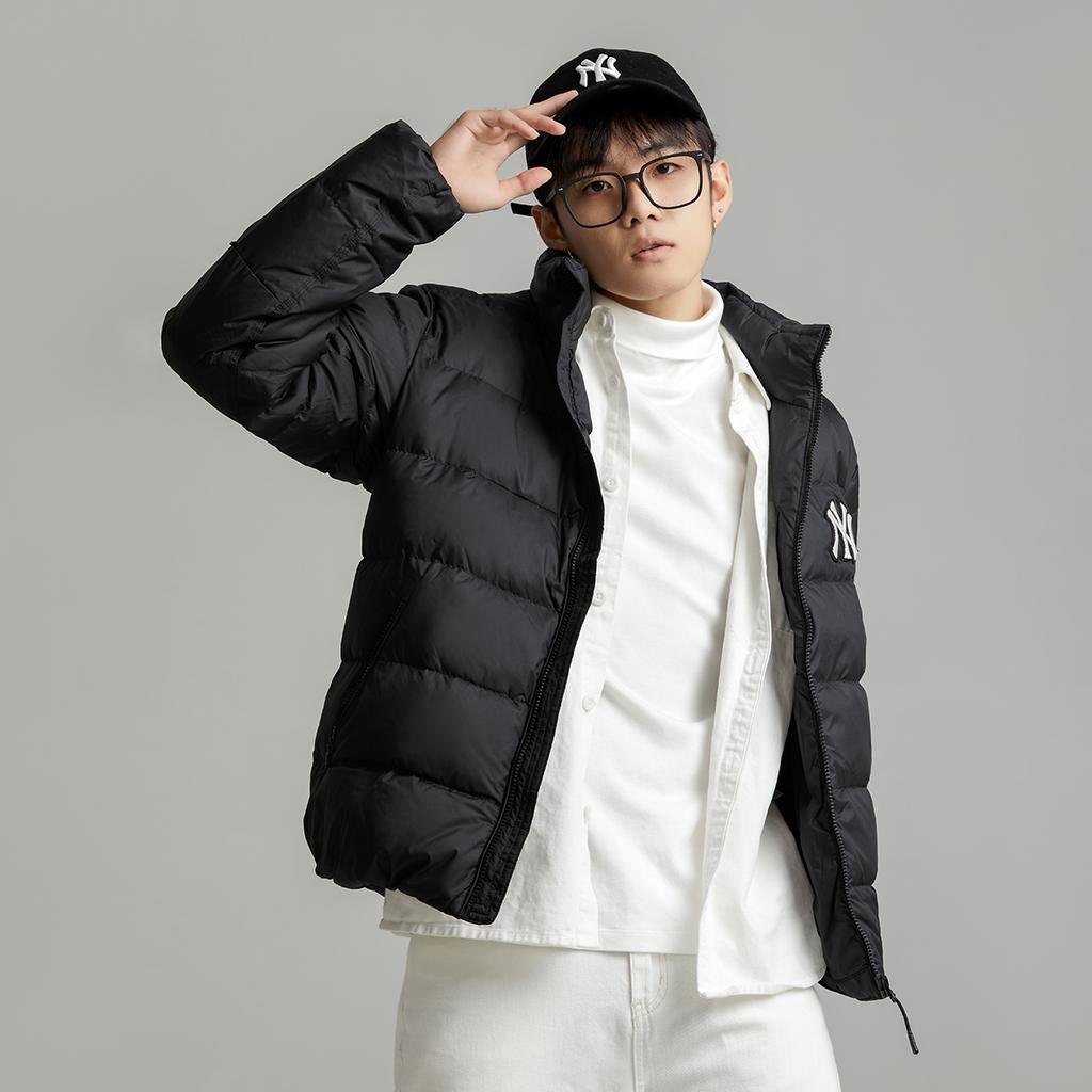 New MLB Down Jacket Cropped Unisex Black 3ADJB0726-50BKS