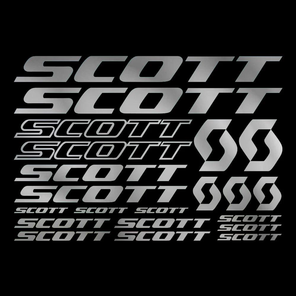 21 pegatinas de 30 cm para cuadro de bicicleta Scott, láminas de calcomanías, accesorios para bicicleta, protección contra arañazos, PVC.