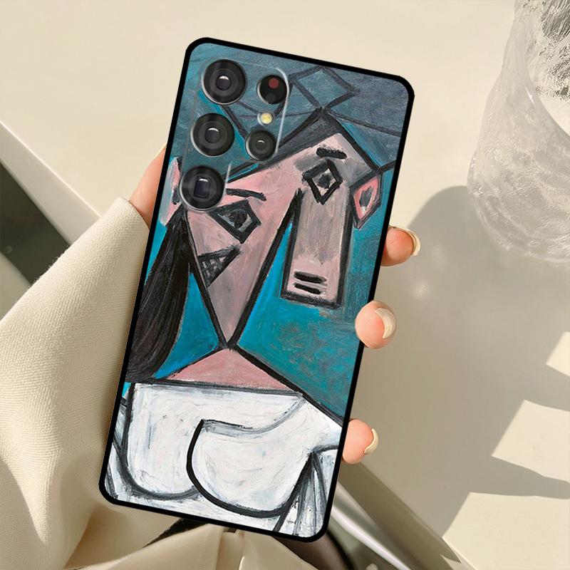 Painting Picasso Abstract Art Case For Samsung Galaxy S25 Ultra S21 S22 S23 S24 Ultra S9 S10 Plus S20 FE S25 FE Back Cover