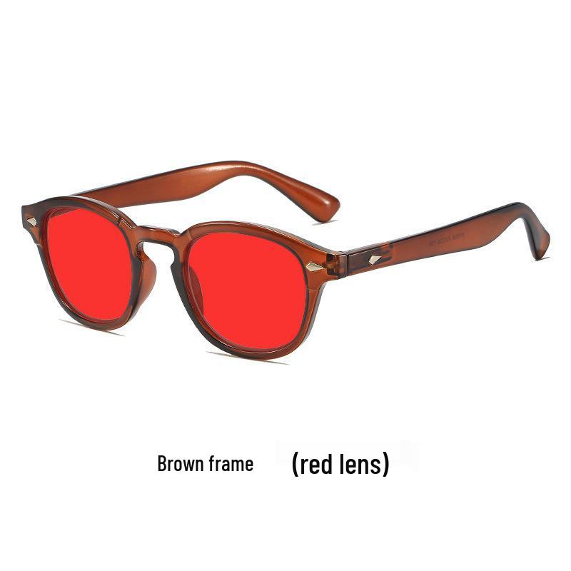 Y006 Unisex Night Vision Anti-Blue Light Glasses for Gaming and Screen Use, Yellow Flat Lenses