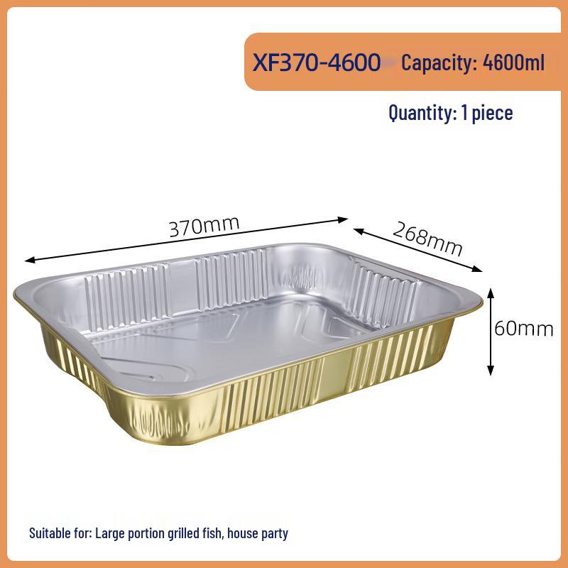 

COFLYEE Disposable Aluminum Foil Food Containers with Lids