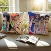 Hot SciFi Anime AA Certain Scientific Railgun Cushion Cover Pillowcase Antidustmite Invisible Zipper Short Plush Sofa Cushion