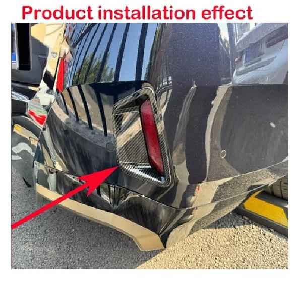 Car rear fog lights Decorative frame For BMW 5 Series 2024-2025