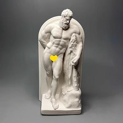 Hercules Gypsum Statue, Sculpture Crafts, Home Decoration, Ornaments, Art Sketch, Teaching Aids, Gifts