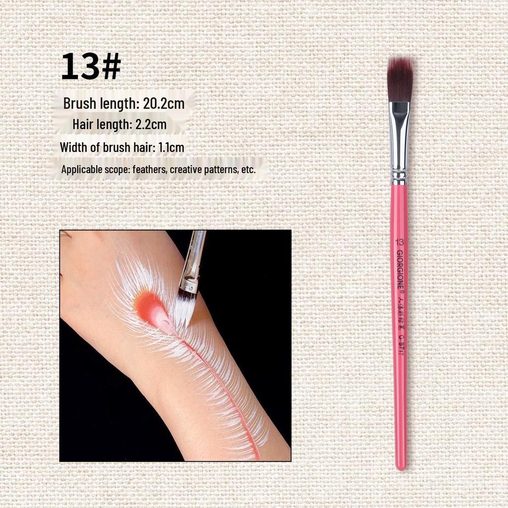 Набор кистей для лица и тела Giorgione для детей, 17 штук