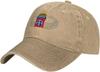 Nd Airborne Division with Ranger Cowboy Hats for Unisex Women Adjustable Washed Baseball Cap