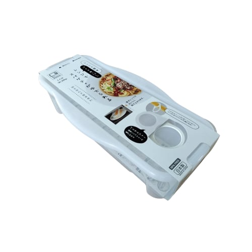 Inomata Chemical Microwave Pasta Maker, Clear White, 1714
