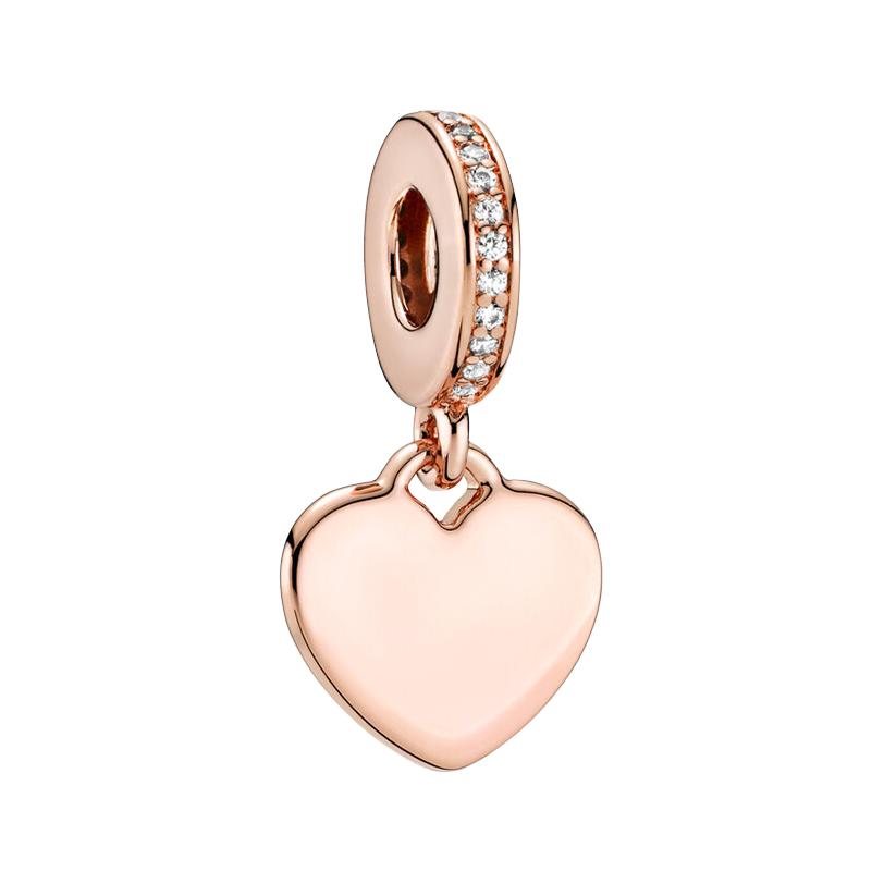 Pandora Original Design Copper Silver Alloy Pendant Unisex Pendant Gold 788761C01-5 Box