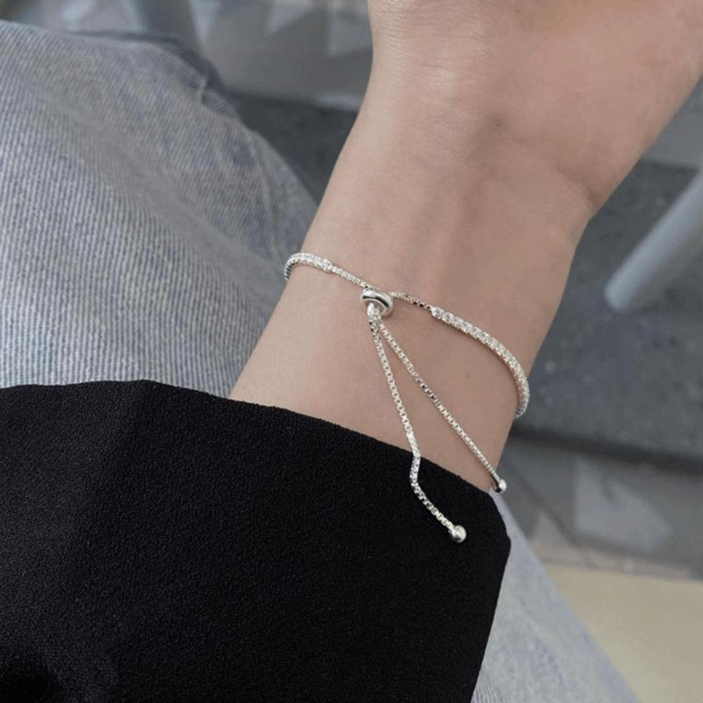 Adjustable Multicolor CZ Bracelet Glitter String Claw Chain Bracelet  Women's Jewelry