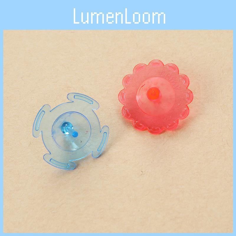 Plastic Hand Twist Transparent Gyroscope Toy For Kids Play And Collection