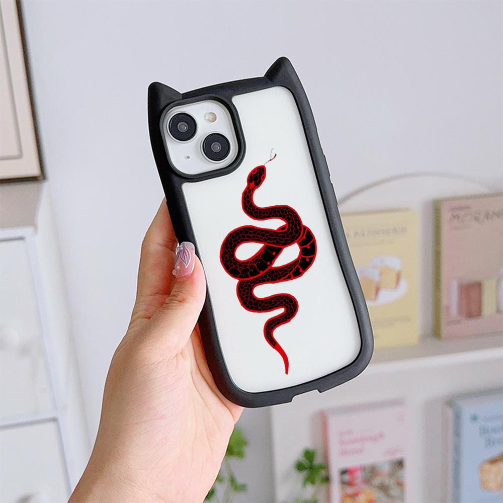 Мягкие чехлы для телефонов с кошачьими ушками для iPhone 16 15 13 12 11 Pro Max 14 Plus — фото 16