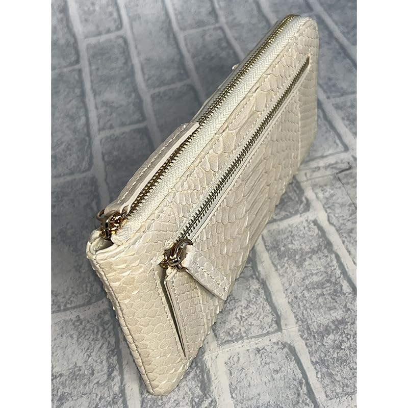 [GUODI] long wallet L-shaped zipper type python genuine leather ladies men's HJ-PY1756 snakeskin snakeskin snakeskin wallet wallet Life unisex unisex