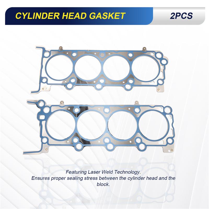 A58X-Cylinder Head Gasket Left & Right For Ford Expedition Explorer F150 F350 4.6L 5.4L 2004-2014 7L3Z6051A, 7L3Z6051B