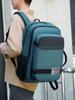 Trendy Minimalist Men's Laptop Backpack: Lightweight, Detachable, Large Capacity for Business Commute & Travel.