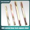 1Pcs Door Window Handles Galvanised Square Spindles Door Lock Transmission Rod Square Axis Square Strip Door Shaft Accessories