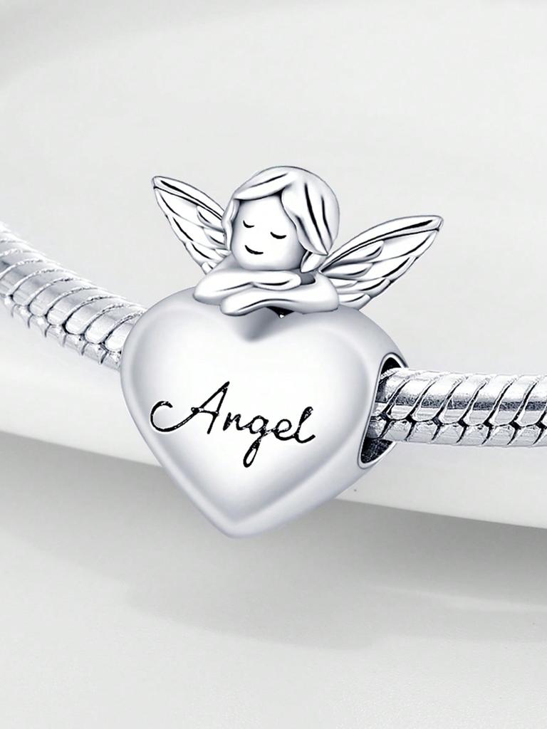 Family Love Four-Leaf Clover Beads Charm Copper Plated Fit Charms Copperoriginal Bracelet For Jewelry Making Diy Charm