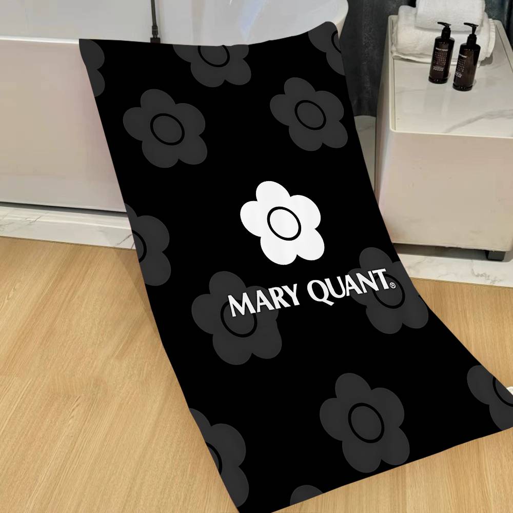 Ka Chen Muda White Fashion M-Mary-Q-Quants Big Microfiber Beach Towels Quick Dry Towel Sand Beach Towels Pool Towel For Travel Swim Pool Yoga