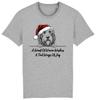 BEARDED COLLIE Christmas Dog T-Shirt Adults Kids Woof Wishes Tail Wags Xmas Dogs