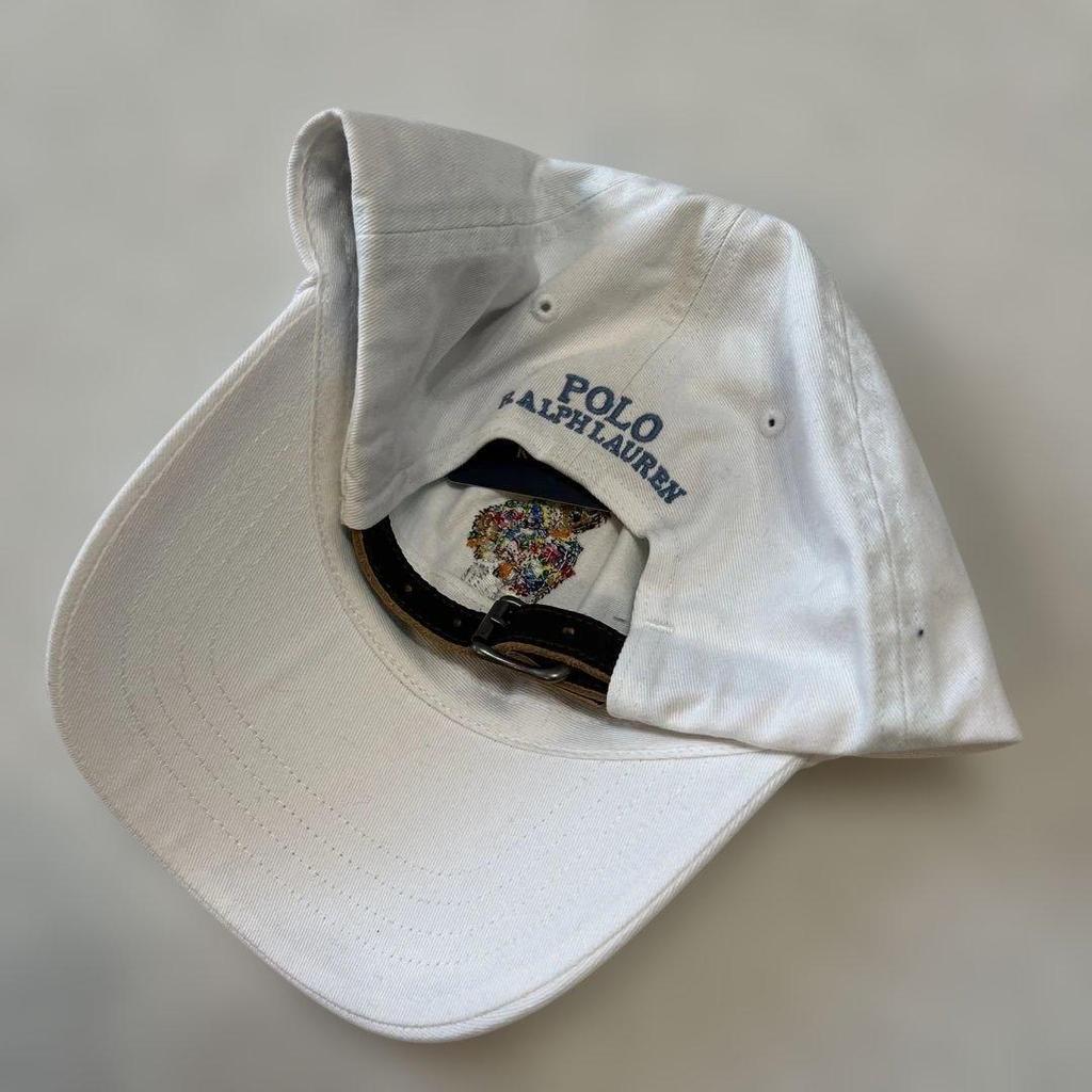 Used [New] Polo Ralph Lauren White Cap Aloha Hawaii Polo