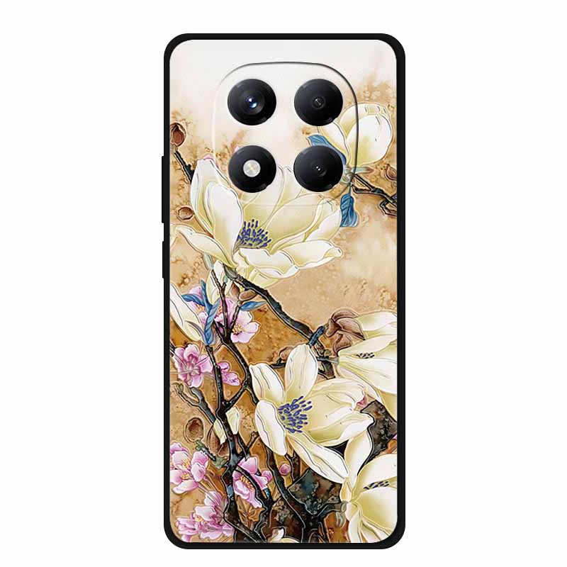 3D Flowers Emboss Fundas For Redmi Note 15 5G (China) Case Soft Silicone Phone Cases For Note 15 5G For China Covers Shell Coque