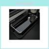 Capa Bumper de Cristal Transparente com Base de Espelho de Borracha Para Iphone 5 6 7 7s Plus