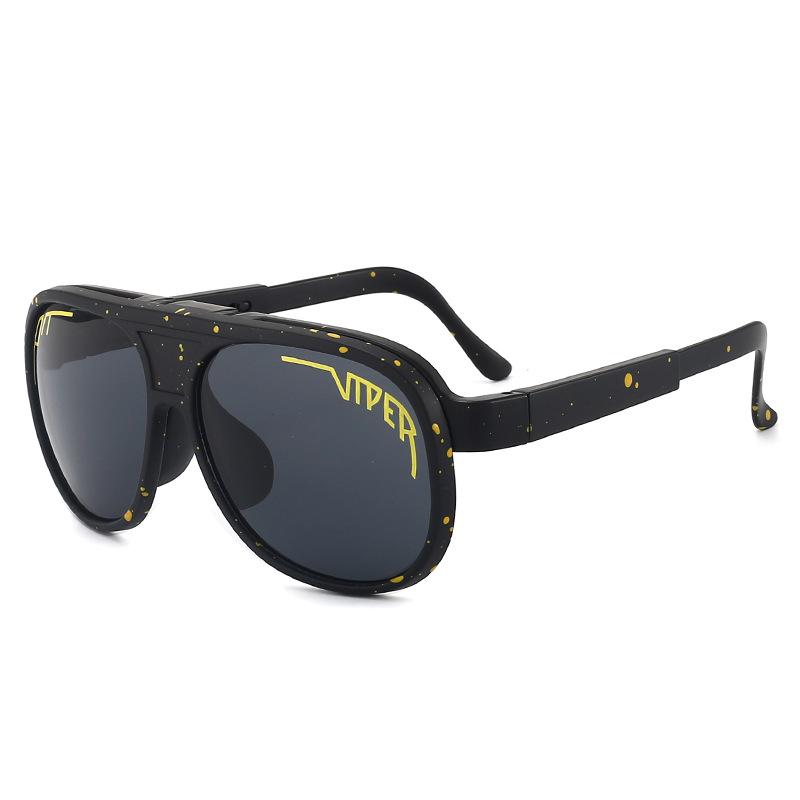 Retro Flip Sunglasses Unisex Sunglasses UV400Glasses VR1