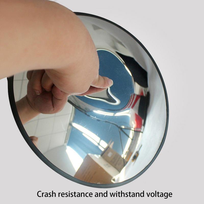 Safety Traffic Road Mirror 30cm Convex Driveway Mirror Round Fish Eye Mirror Wide Angle Driveway Mirror For Blindspots