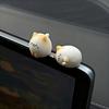 3pcs Adorable Kitten Car Decor Dashboard & Center Console Ornaments - Cute Suitable for Dashboard, Steering Wheel Trim, Box Decoration