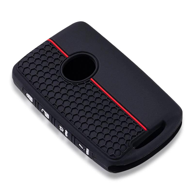 Silicone Car Key Case Cover Protect Shell Rubber Skin Bag Holder For Mazda 3 Alexa Cx30 Cx-4 Cx5 Cx-5 Cx8 Cx-8 Cx-30 Cx9 Cx-9