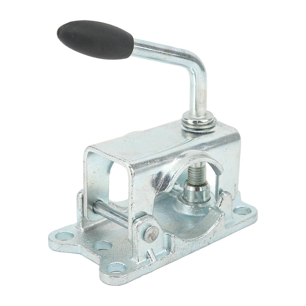 Cast Clamp Galvanized Iron Trailer Wheel Prop Stands Jack Split Cast Clamp for 48mm Pipe Diameter
