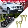 Hihaha Ball Head Pipe Fittings Fuel Pipe Joint Adapter for Car Motorcycle 10mm