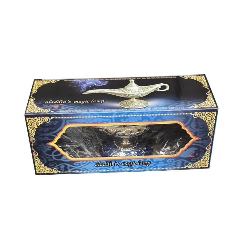 Large Aladdin's Wishing Lamp Figurine - Metal Home Decor and Gift