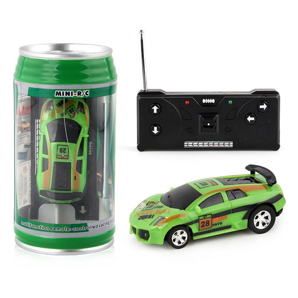 4 Colors Rc Car Can Box Car Creative Mini Rc Car Radio Remote Control Light Micro Racing Car Toy For Boys Kids Gift