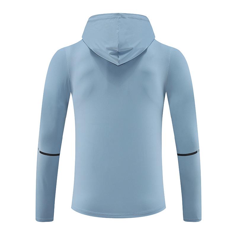 2024 Autumn Men's Quick-Dry Long Sleeve Running Hoodie