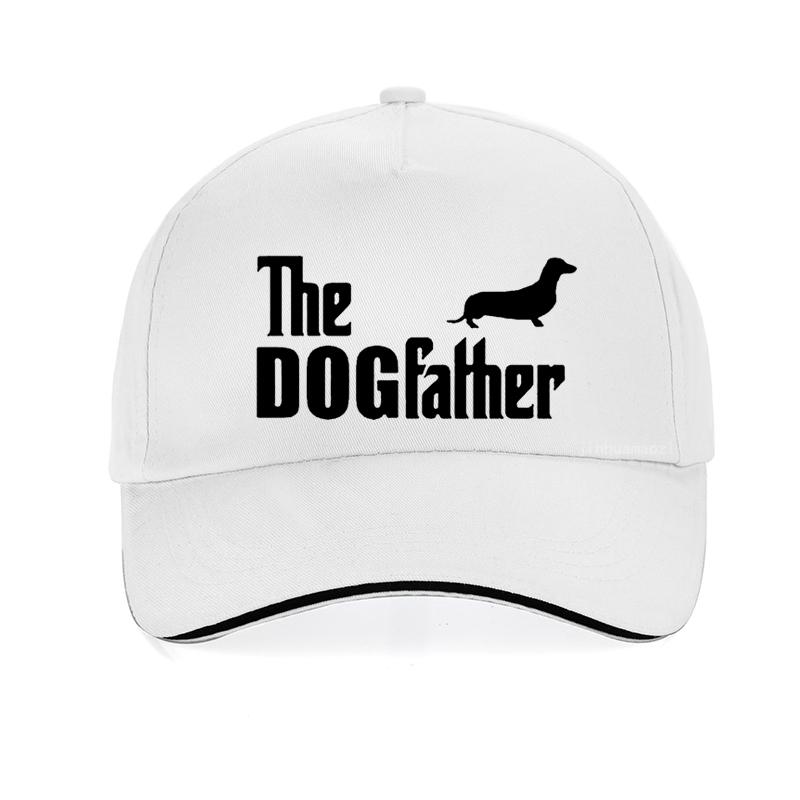 The Dogfather Dachshund Sausage Dog Baseball Cap Fashion Summer Unisex Unisex Adjustable Snapback Hats