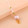 Rope Decor Hang Lanyard Phone Key Strap Lucky Cat Phone Straps Bag  Accessories