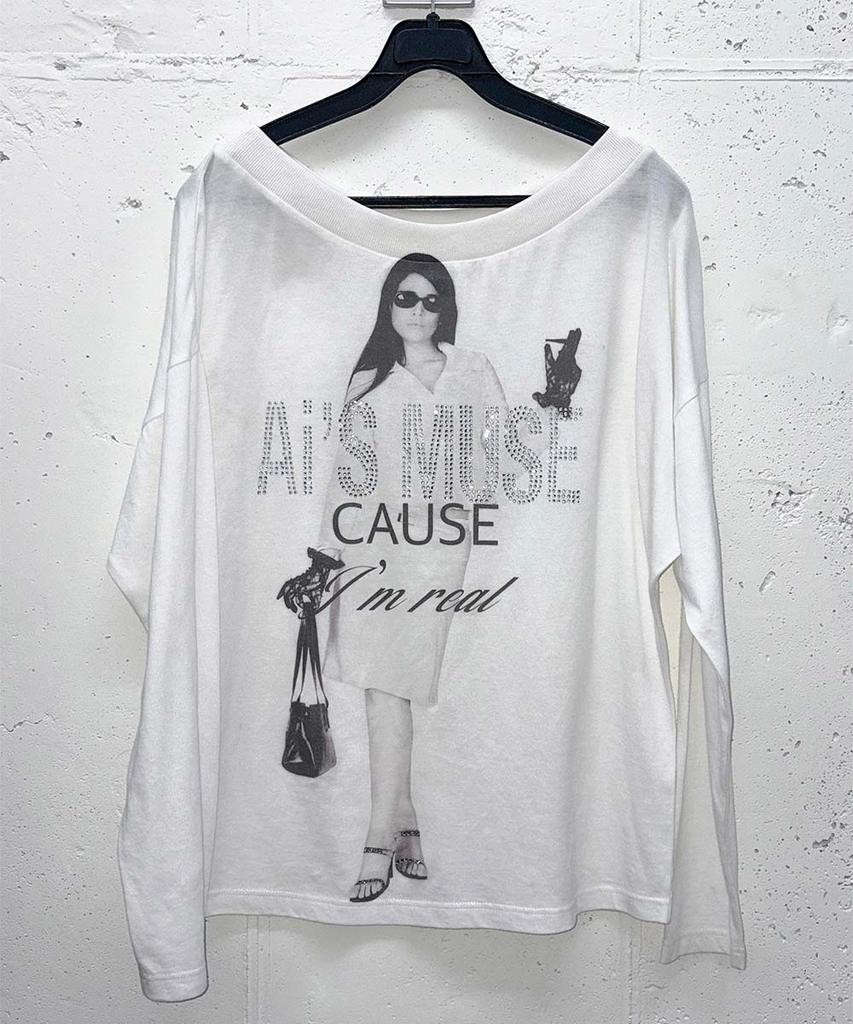 SCULPTOR Urban Muse Tee White