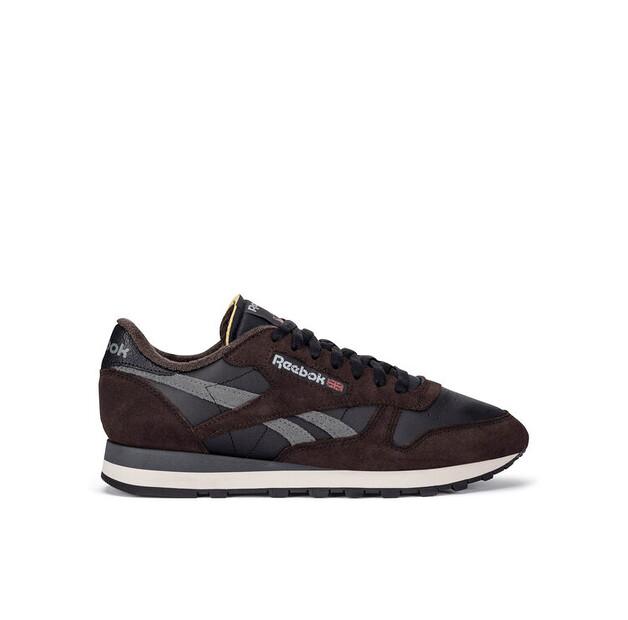 

Мужские кроссовки Reebok Classic кожа 100201111 чёрные EU 41